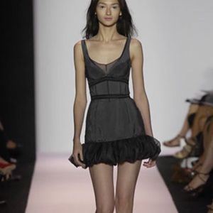 BCBGMAXAZRIA Runway Corset Bubble Dress